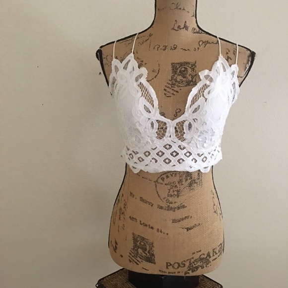 Free People One Adella white bralette - EBay - Picture 14 of 15